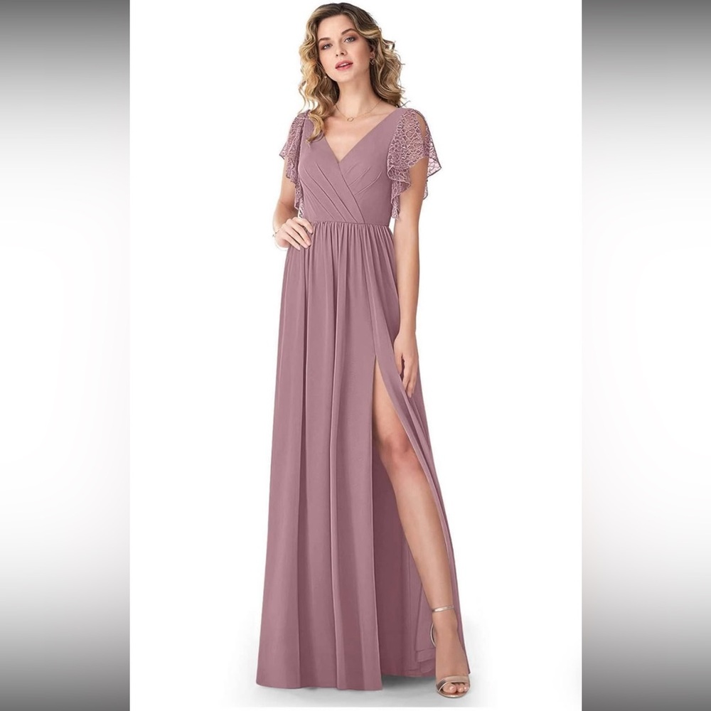 Azazie Dusty Rose Formal Dress